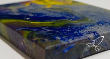 Pouring Hellblau Daniela Dorn, Nebenbild 1