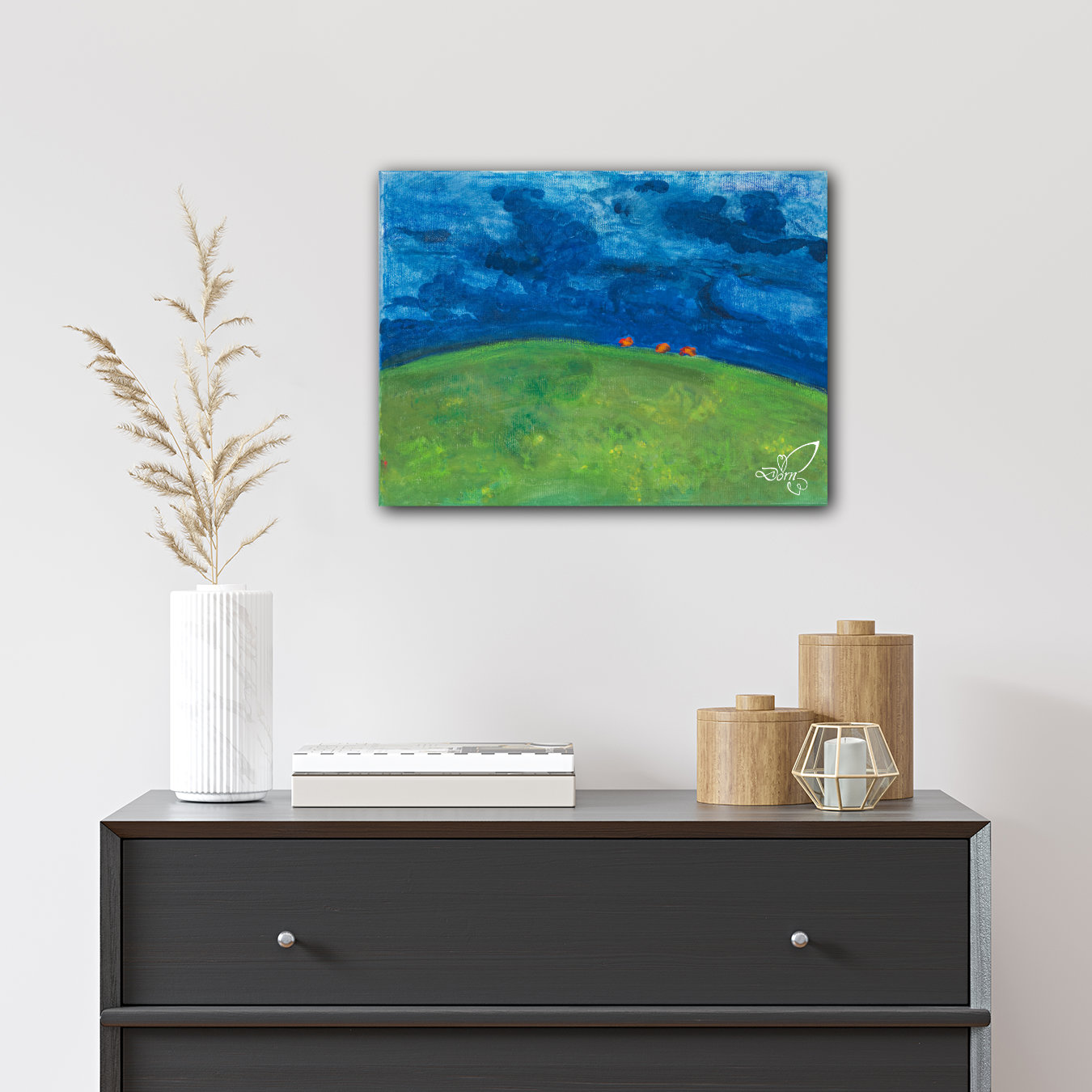 Vor dem Regen Daniela Dorn Mixed Media